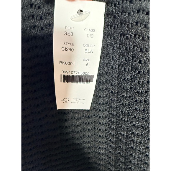 J.Crew Plunge crochet one-piece Black Size 6 NWT - Picture 6 of 11